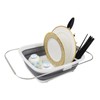 SAMMART 8L (2.11Gallons) Expandable Collapsible Dish Drainer - Foldable Drying
