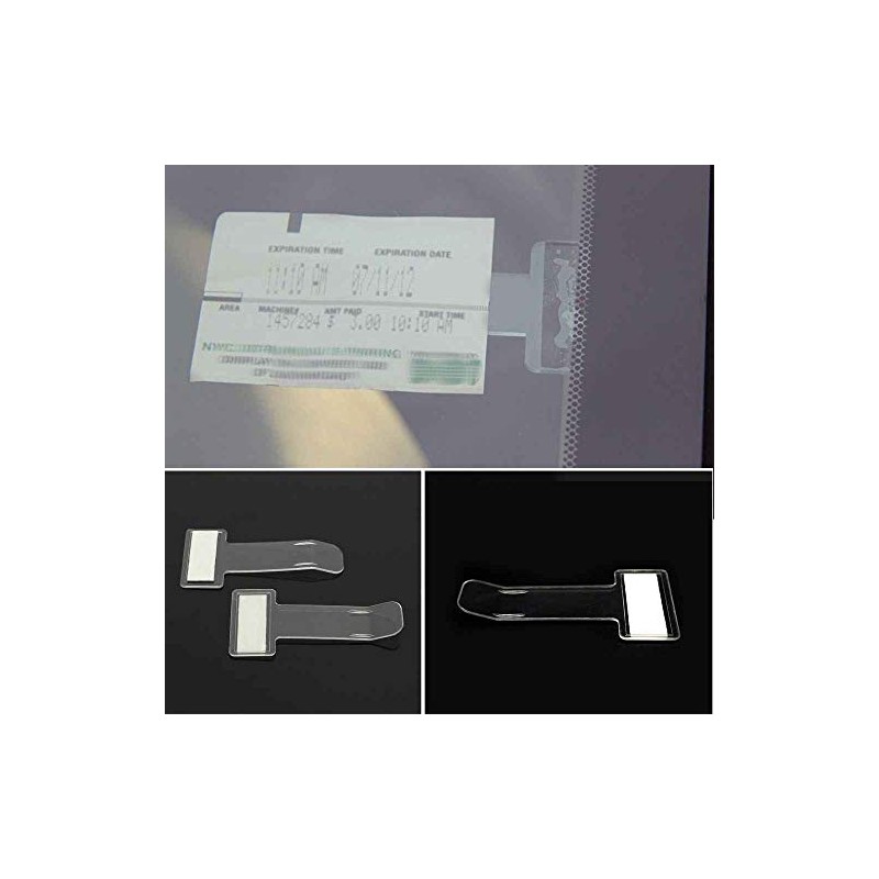 2 x Parking Permit Holder Clip Note Holder Parking Permit
