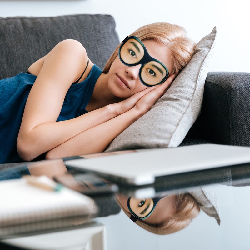 Funny Sleep Mask Eyes Open Funny Eye Mask for Sleeping