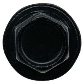 #14 X 6" Heavy Duty Black Timber/Log/Landscaping Wood Screws - Exterior Coated Heavy Duty Screws (50 Count - Heavy Duty Black Log Wood Screws)