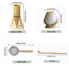 Matcha Whisk Set - 4PCS, Matcha Whisk, Whisk Holder, Sifter,