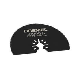Dremel MM450 Multi-Max Half Moon Oscillating Saw Blade- Oscillating Tool Accessory- Perfect for Cutting Wood and Drywall- Universal Quick-Fit , Black