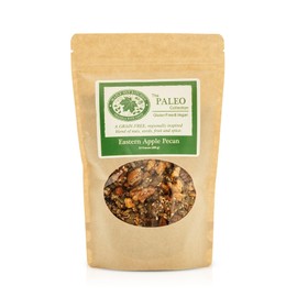 Maple Nut Kitchen Eastern Apple Pecan Paleo Granola 10 oz – Grain Free, Vegan, Gluten Free, No Sugar Added, Low Carb Granola with Pecans, Pumpkin Seeds & Dried Apples – Clean, Oat Free, Healthy Cereal