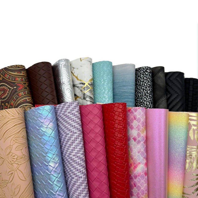 Pack of 20 Faux Leather Sheets 21 x 32 cm