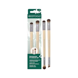 EcoTools Eye Enhancing Duo, Set de 2 Brochas para sombras de ojos