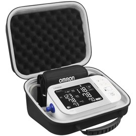 BOVKE - Funda de transporte rígida para monitor inalámbrico OMRON Platinum BP5450  Gold BP5350  BP5465 BP5360  OMRON 7 Series BP7350, espacio...      