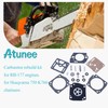 Atunee Pack of 5 Carburetor Repair Rebuild Kit for Zama