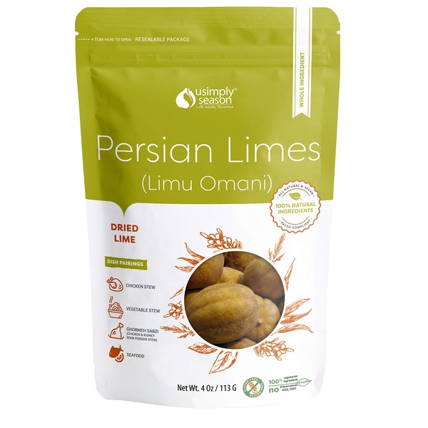 USimplySeason Persian Limes / Limu Omani (Whole, 4 Ounce)…