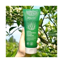 Jeju On Cutera Green Tangerine Aloe Vera Soothing Gel 200ml / 제주온 큐테라 풋귤 알로에베라 수딩젤 200ml