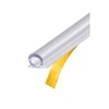 CRL Shower Door Translucent Vinyl Bulb Seal with Pre-Applied Tape