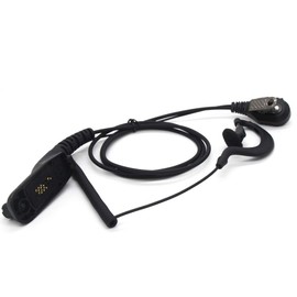 YiNiTone Professional G-Shape Earpiece Headset MIC for Motorola Walkie Talkie, Compatible with XPR7580 XPR7350e XPR6380 XPR6580 XPR7380 XPR7380e XPR7550e XPR7580e .etc