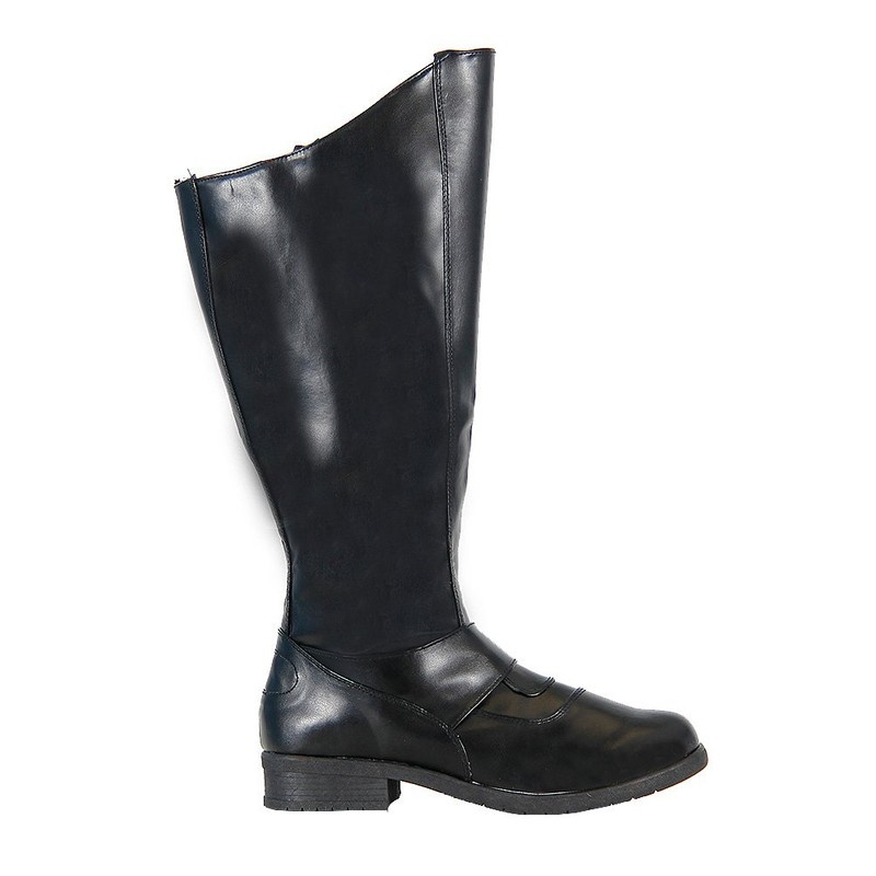 Superhero Gotham Black Costume Boots (Medium 10-11)
