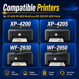 TINKSSW Remanufactured for Epson 232XL Ink Cartridges Combo Pack (10Pack) Latest Upgrade for 232 XL for Epson XP-4200 XP-4205 Workforce WF-2930 WF-2950 Printer 4 Black 2 Cyan 2 Magenta 2 Yellow