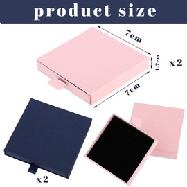 CATOR 4 Pieces Gift Box Small Jewellery Box Jewellery Box Jewellery Organiser Jewellery Storage Jewellery Box Gift Box for Bracelets Bangles Jewellery Gift