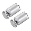 sourcing map 2 x two-shaft vibration motor DC12 V 3000