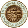 United States Navy Reservist Honorable Discharge Lapel Pin