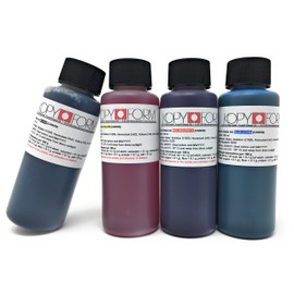 KOPYFORM Edible Ink Refills 4x100ml (Cyan, Magenta, Yellow, Black) for Canon Printers (KOL110)