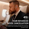 TOZO NC9 Hybrid Active Noise Cancelling Wireless Earbuds, 6 Mics