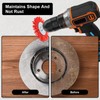 Qivine Nylon Wire Cup Brush Angle Grinder, 8-Piece Grinding Attachment