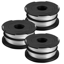 Kousika DF-065 DF065 Compatible with Black and Decker GH700 GH710 GH750,Replacement String Trimmer Spool AFS Dual Line 36ft 0.065" (3Pack)