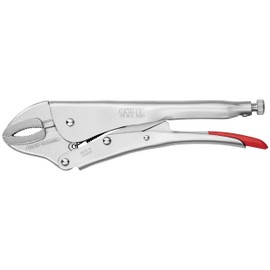 KNIPEX - 41 04 300 Tools - Locking Pliers, Round Jaws, Chrome (4104300)