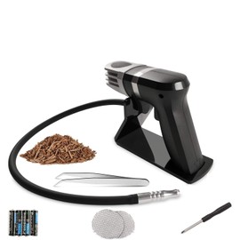WITANHURST Flavor Blaster Portable Handheld Cold Smoking Gun Electric Smoker, Cold Indoor Smoker Smoke Infuser Gun Cocktail Kit for Food and Drinks – Includes Wood Chips and Batteries