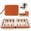 Lingle Backgammon Sets for Adults, Classic Board Game with Folding
