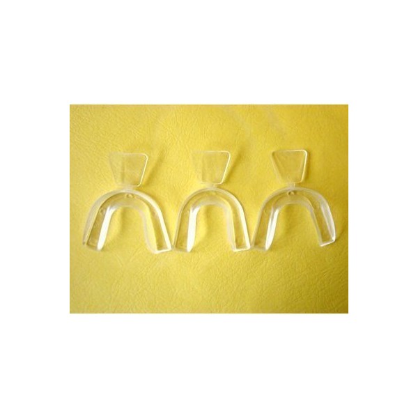 D.I.Y. One Pair of Moldable Thermoforming Mouth Trays(upper and lower)with Shade Card