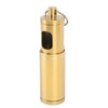 Portable Pocket Ashtray with Keychain Lanyard Retractable Circular Aluminium Alloy