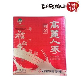 KoryoGinseng (대명이네 인삼농장)4년근 곡삼 1등 50뿌리 300g/건삼 백삼 고려인삼 (Daemyeong's Ginseng Farm) 4-Year-Old Curved Ginseng Grade 1, 50 Roots, 300g / Dried Ginseng, White Ginseng, Korean Ginseng