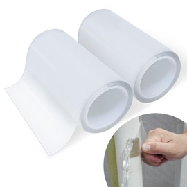 Urdar Brunnr Two Rolls RV Awning Repair Tape,Tent Repair Tape Waterproof,Pop Up Canvas Repair Kit,Boat Covers Canvas Repair Patch Clear Strong Sealing Sealant 4Inch x 5 Ft Heavy Duty