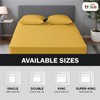 EV Dekor®MF123 Fitted Sheet Single, Ochre Yellow - Deep Pocket
