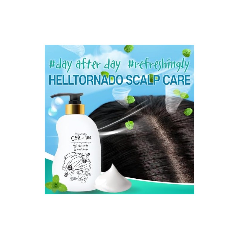 Elizavecca Cer-100 Tornado Shampoo Con Colágeno 500ml