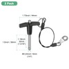 M METERXITY Pack of 2 T-Handle Locking Pins, 1/4 Inch