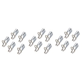 Healvian 15pcs Silver Foil Nail Forms Reusable Nail Art Extension Tools for French Manicure for Home and Salon Use