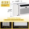 Powrocket Window Air Conditioner Side Panels with Frame,Adjustable Extra Wide