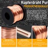 Copper Wire, Diameter 2.0 mm x 10 m, Pure Copper