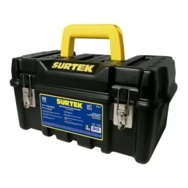 Surtek Caja de herramientas plástica 17'' con broches surtek CPS17