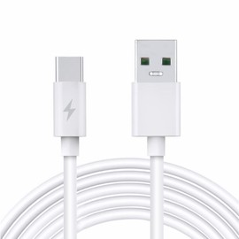 CJP-Geek 3.3ft White 5A Fast USB-C Type-C Charger Charging Cable Cord Replacement for Jabra Elite 85h Wireless Noise Canceling Headphones Power Data Sync Cable Lead