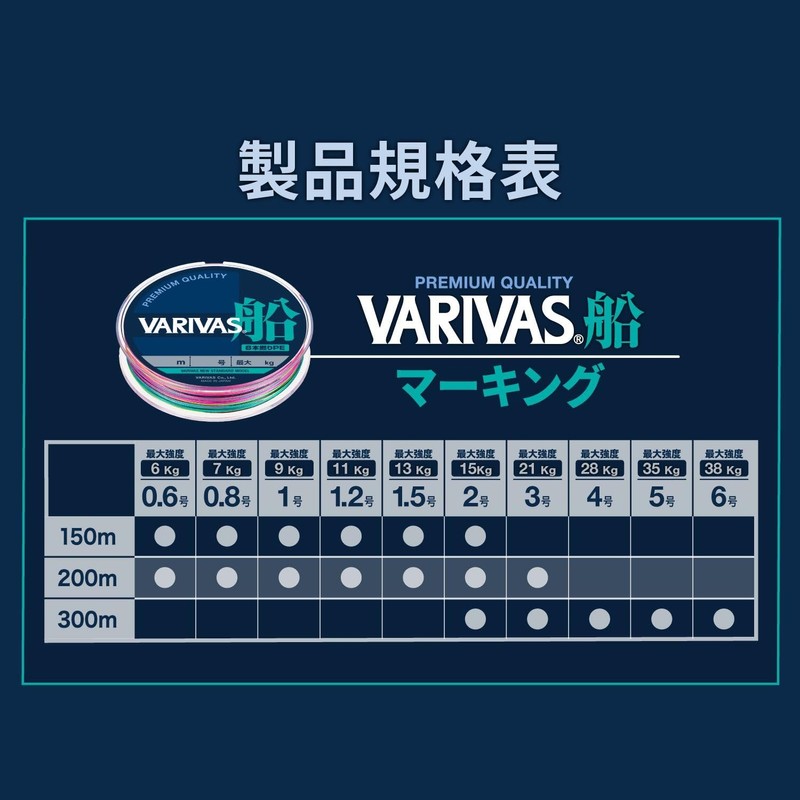 VARIVAS PE8 Ship Multi Color 200m 1.0