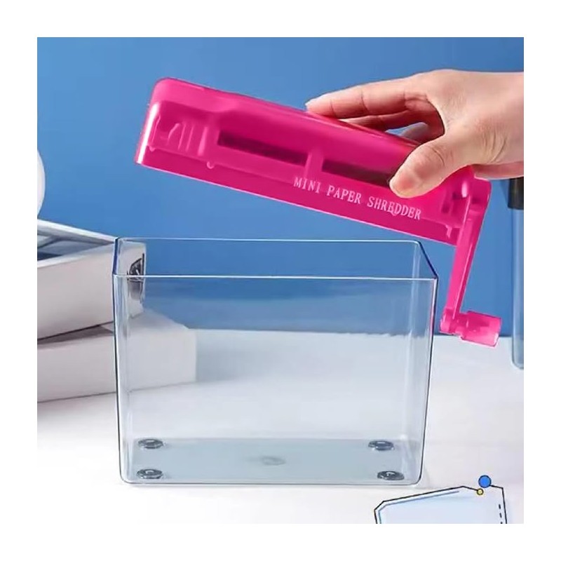 Hand Shredder, TRITURADOR DE Papel Manual TAMAÑO A6 (10.5 X