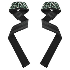 Mármol verde menta - Correas de levantamiento de fitness acolchadas de neopreno de 26 pulgadas, accesorios de gimnasio para levantamiento de potencia, entrenamiento de fuerza, culturismo