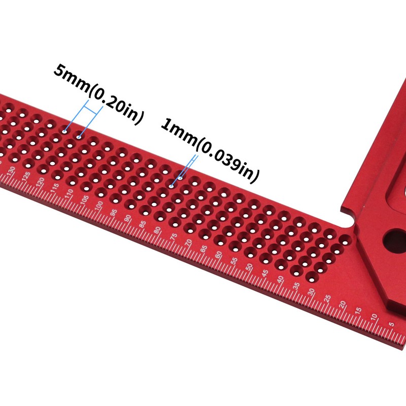 Right Angle Scriber Hole Positioning Gauge 45 90 Degree Layout