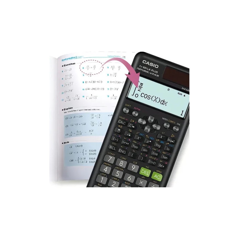 Calculadora Cientifica Casio Fx-991la En Idioma Español Negro Para Universidad