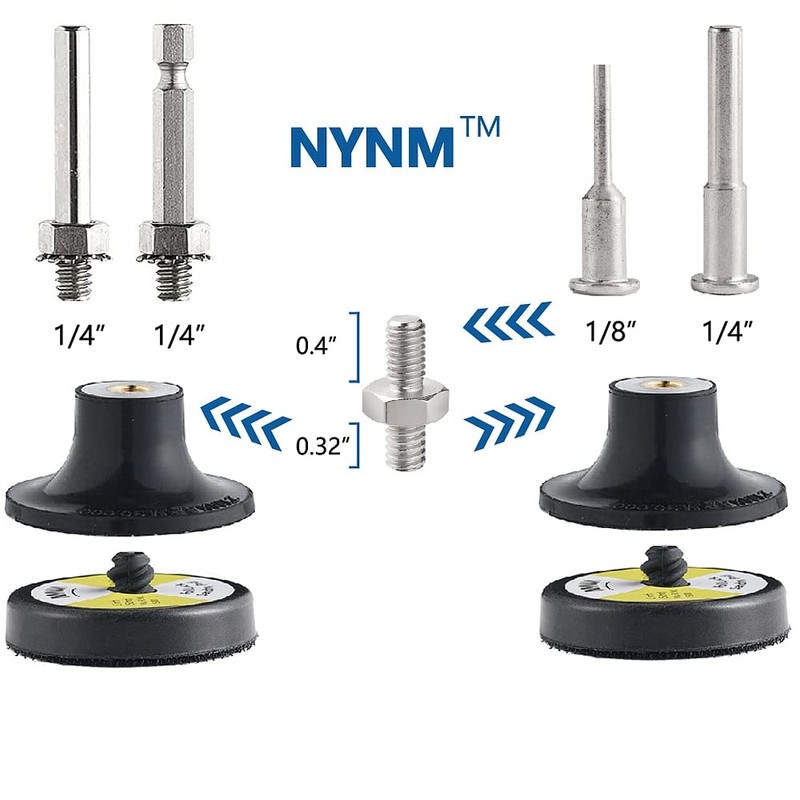 9 Pack 2 Inch Versatile Die Grinder Attachment Kit Roll