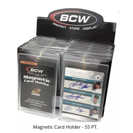 BCW 55PT MAGNETIC HOLDER ONE TOUCH With UV Protection