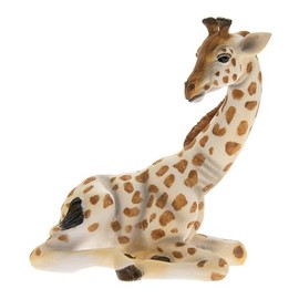 Jungle Animal Giraffe Sitting Small