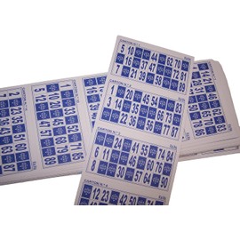 KEKA 300 Cajas de Bingo con 90 Bolas (Azul)