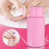 2 Pack Pink Push Down Pump Dispenser - Nail Polish