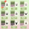 KEYYOU Fairy Chispa Lash Clusters Eyelash Extension D Curl 120Pcs